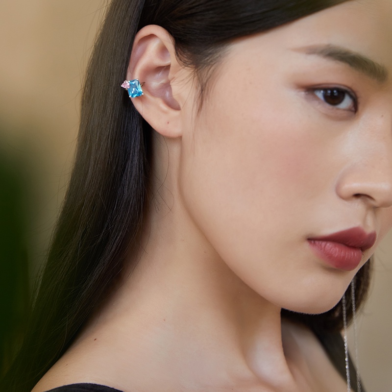 Khuyên tai BAMOER bạc 925 nhiều thiết kế tùy chọn thời trang dành cho nữ