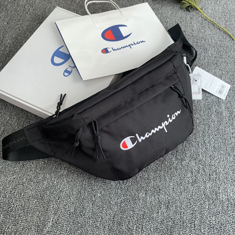 Túi đeo chéo Champion, Cặp đeo chéo Champion Bag, 2 size, Chất liệu Vải Canvas BapeVN