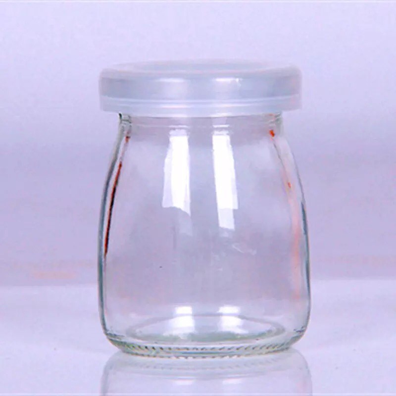 10 Hũ Thủy Tinh yaourt 100ml nắp nhựa, bao gồm hũ và nắp, giá sỉ cho khách lẻ | BigBuy360 - bigbuy360.vn