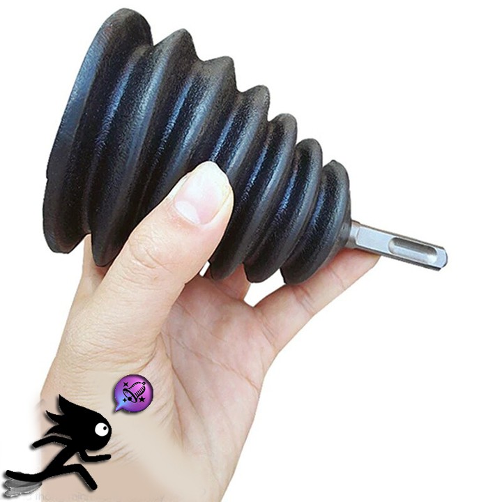 Bộ 2 dụng cụ chắn bụi máy khoan Cover-D - Màu Đen
