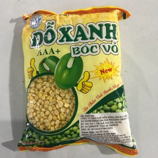 Đỗ xanh bóc vỏ [LOẠI 1] vàng, to, mẩy loại 200g