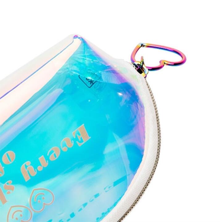 Túi Đựng Bút ARTBOX Hàn Quốc Họa Tiết Hologram Móc Khóa Trái Tim