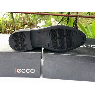 giày tây ecco chất liệu da thật