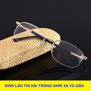 KÍNH VIỄN THỊ HAI TRÒNG NHÌN XA VÀ GẦN CAO CẤP GỌNG HỢP KIM TITAN CỰC BỀN KVM89UNIQUI)