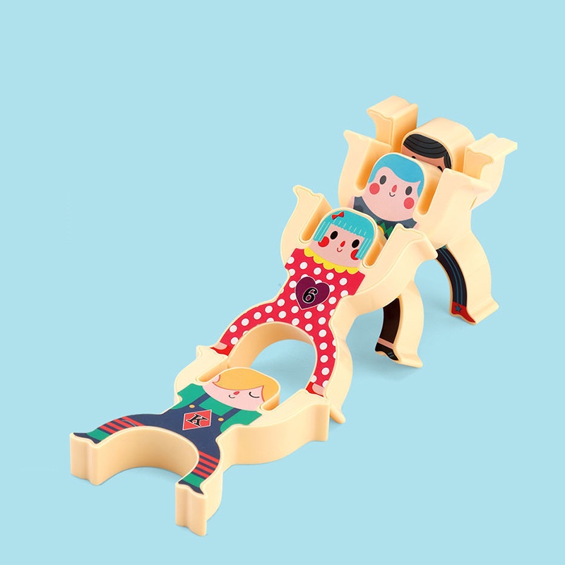 Xếp chồng cân bằng Hercules Jenga bộ đồ chơi xếp khối cân bằng nhựa
