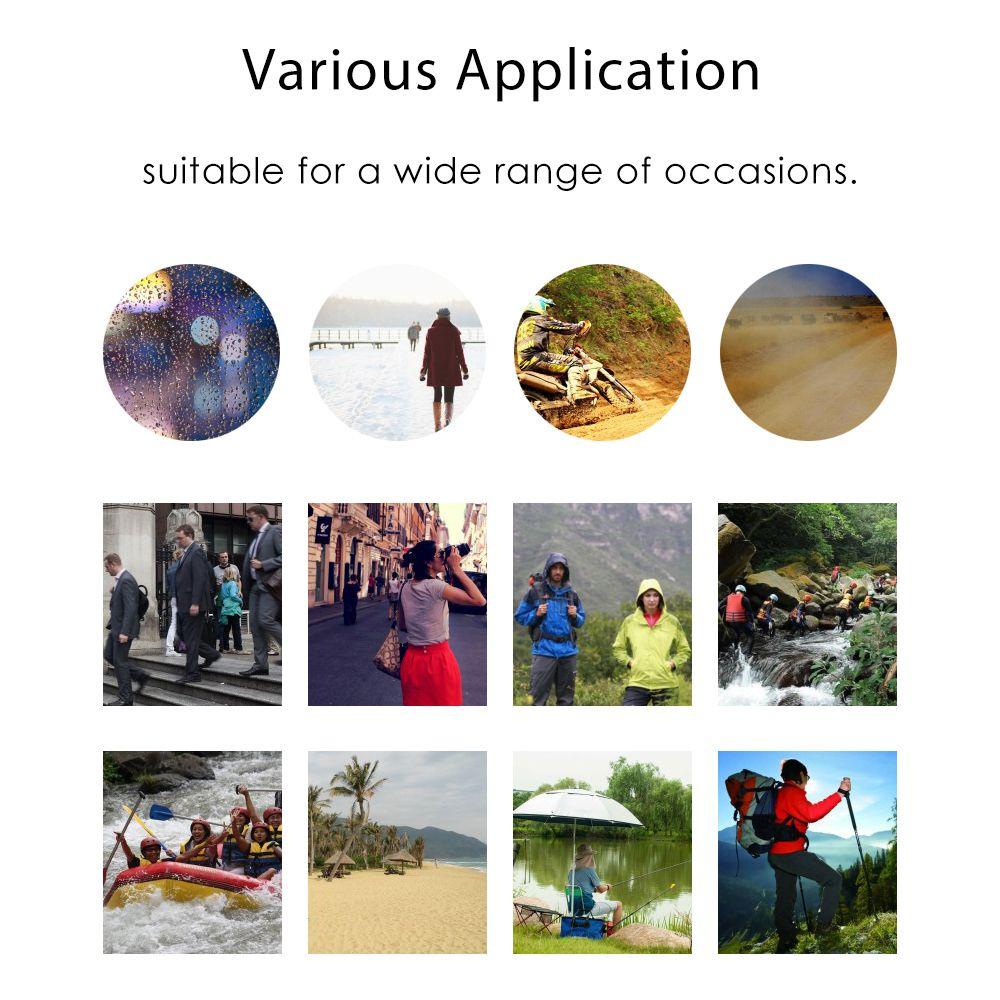 Ba Lô Du Lịch / Đi Mưa Bằng Vải Phản Quang Chống Nước Chống Bụi 20 / 35L