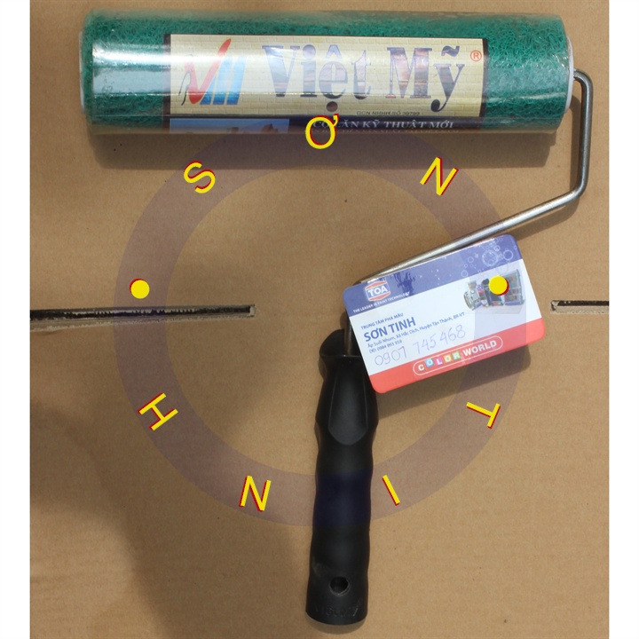Lô lăn sơn gai sần trang trí Việt Mỹ 11cm hoặc 9in