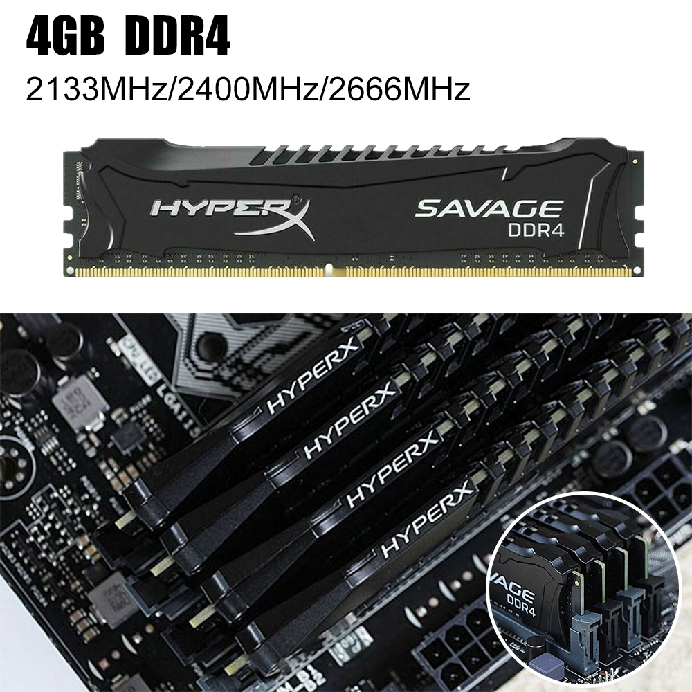 Bộ Nhớ Rgb Kingston Hyperx Fury 4gb 8gb 2133/2400/2666/ Ram Máy Tính 2133-dim-sb 2400-dim-sb 2666-dim-sb 3200-dim-sb