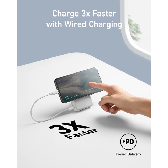 Sạc Dự Phòng Không Dây Anker Maggo 633 10.000mAh Hít Từ Tính - A1641  giao nhanh hỏa tốc