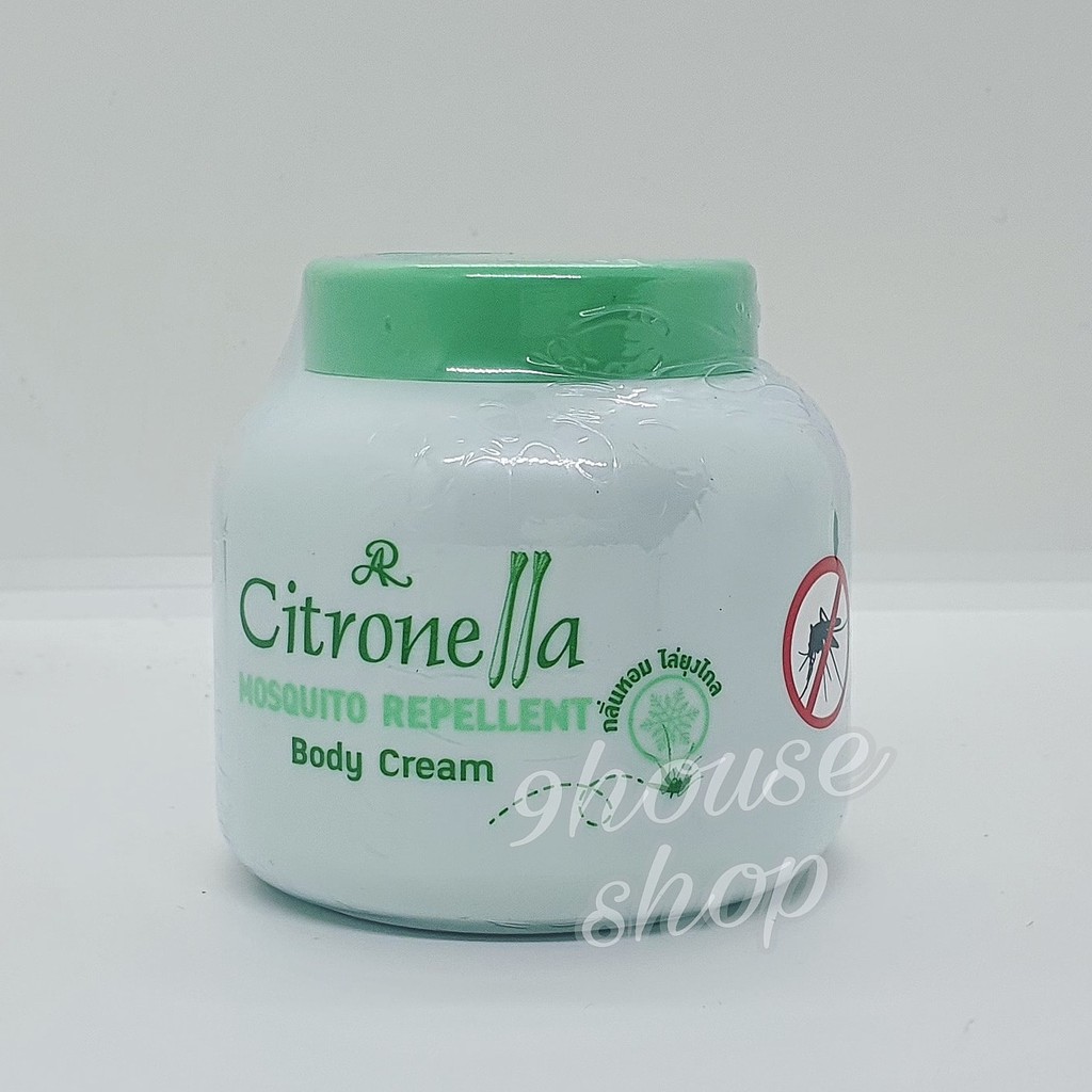 01 Hủ Kem Sả AR Chống Muỗi & Dưỡng Ẩm Citronella Mosquito Repellent Body Cream 200gram