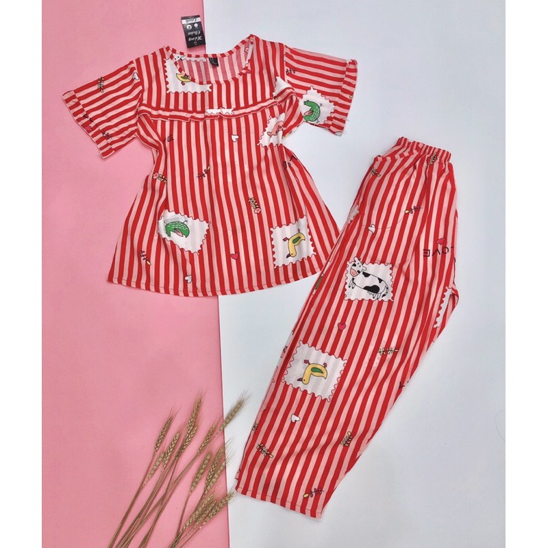 [Mã FAMAYWA giảm 10K đơn 50K] ❤️Đồ Bộ Tole Lanh Bèo Ngực Quần Dài 9 Tấc | BigBuy360 - bigbuy360.vn