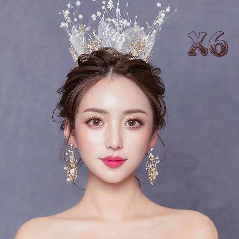 Vương miện Cô Dâu, Vương miện Công Chúa cao cấp phụ kiện tóc, phụ kiện thời trang, phụ kiện nail
