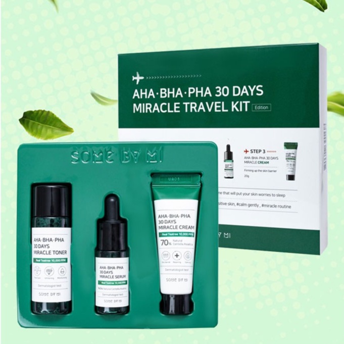 Bộ Dưỡng ngăn ngừa mụn &quot;Thần Kỳ&quot; Some By Mi Miracle Travel Kit