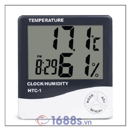 Hiển thị nhiệt độ + độ ẩm HTC-1 - 1688s.vn