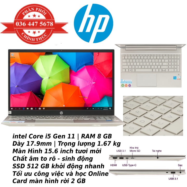 Laptop HP intel Core i3 / i5 / i7 Ram 4/8/16Gb SSD - Hàng Chính Hãng