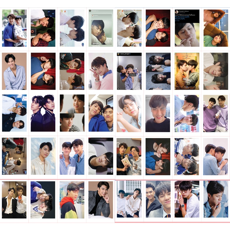 Set 20 tấm card hình OhmNanon Bad Buddy