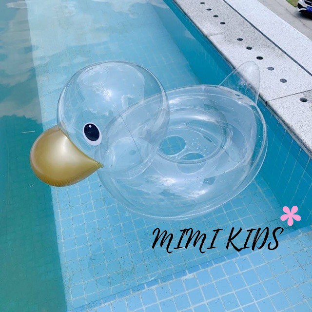 Phao bơi vịt trong suốt cho bé Mimi Kids PB04