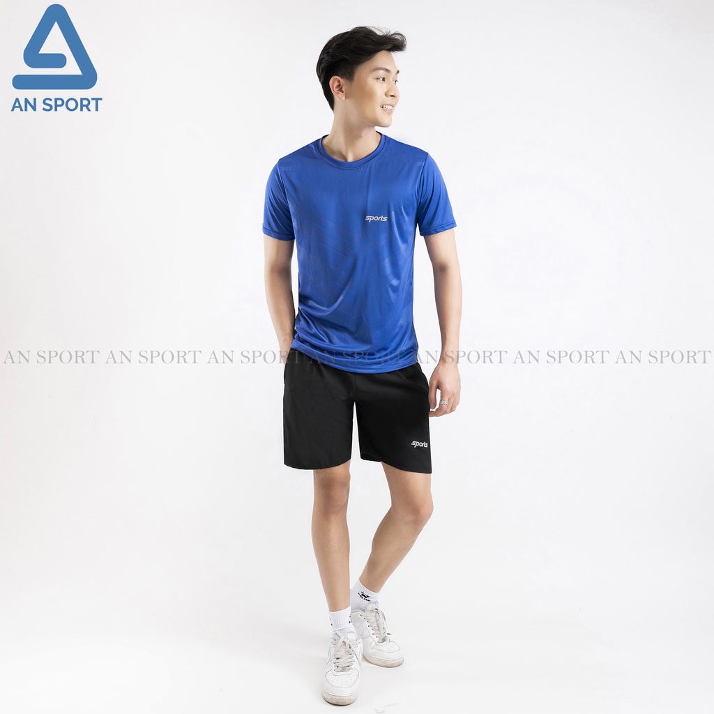 Bộ quần áo thể thao nam, sét áo thun quần đùi nam phong cách khỏe khoắn hiện đại HBSP