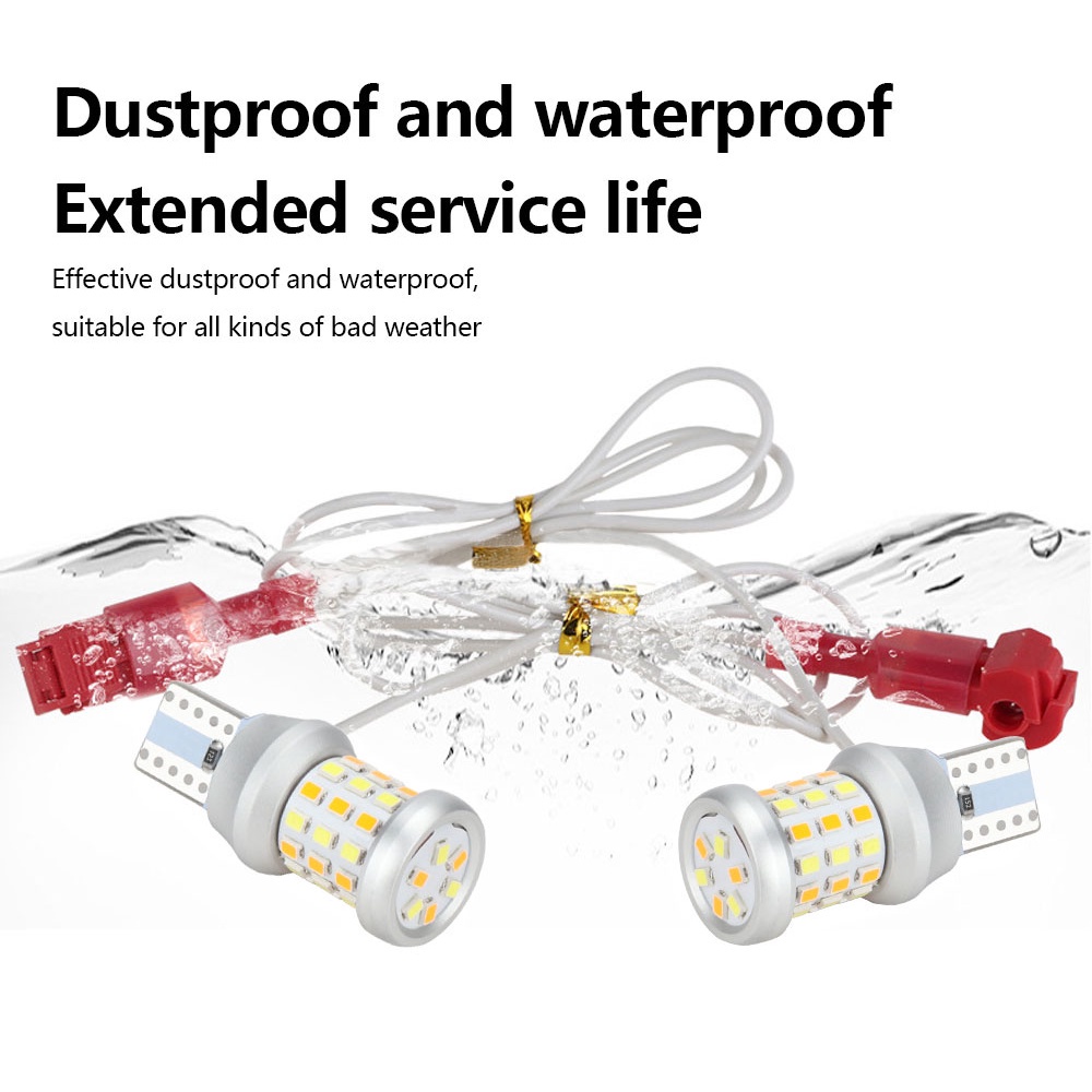 Set 2 bóng đèn xi nhan LYMOYO LED T15 W5W 12V chuyên dụng dành cho xe mô tô