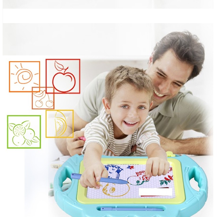 Bảng tự xóa bảng viết chữ nhiều màu cho bé