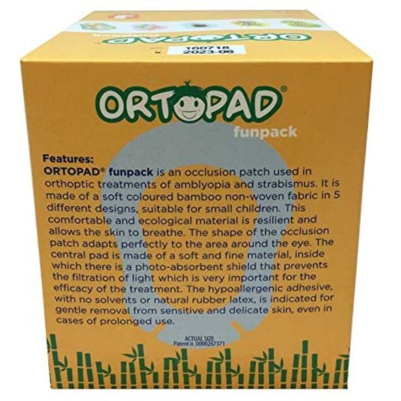 Miếng che mắt tập nhược thị Ortopad (Italia)