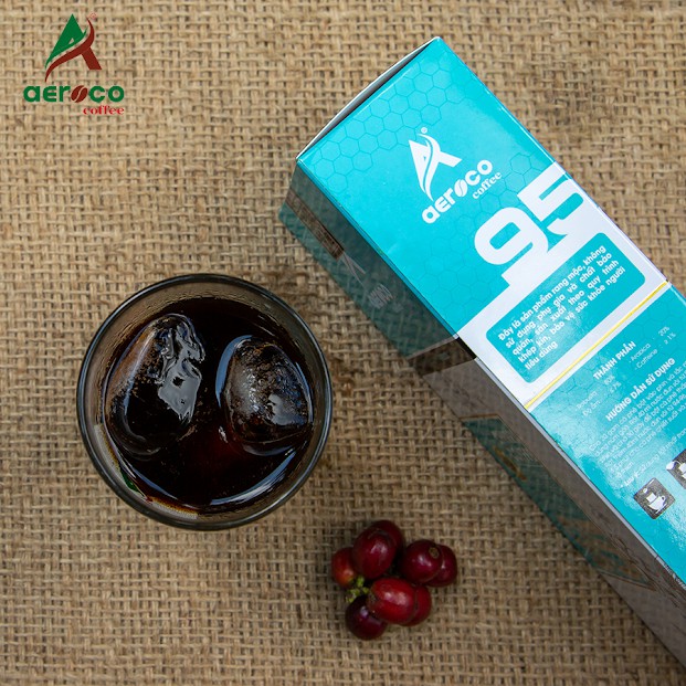 Hộp 250g Cà phê Đặc sản_Specialty Coffee 95 AEROCO nguyên chất 100% rang mộc, hậu vị ngọt thơm, chế biến CF mật ong tr