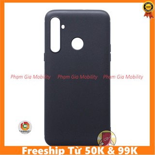 (Có video) Ốp lưng Realme 5 / Realme 5 Pro Silicone dẻo đen cao cấp, hạn chế bẩn