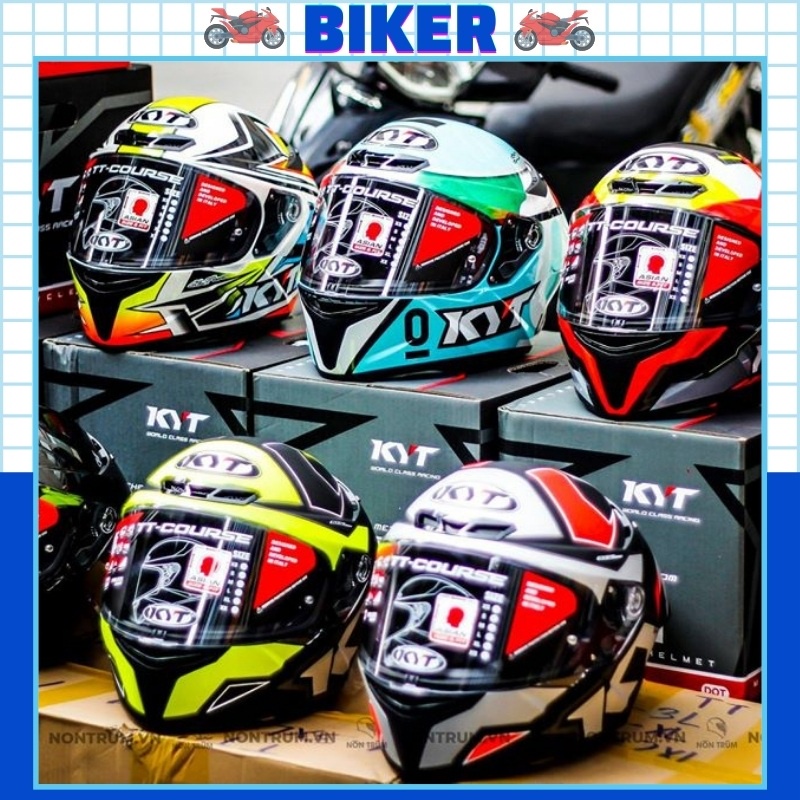 Nón bảo hiểm Fullface KYT TT-Course