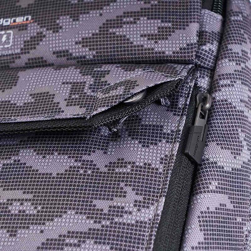 Balo thời trang có ngăn đựng LAPTOP chống thấm nước HEDGREN Hookup CAMO PRINT CHÍNH HÃNG 29x15.5x43cm