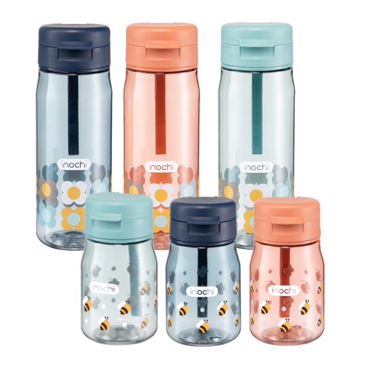 Bình nước inochi Kita Fami nhựa tritan không BPA bình nước thể thao, học sinh, trẻ em, làm quà tặng, an toàn Vapu HCM