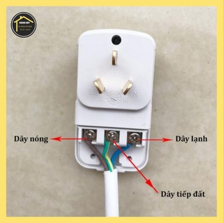 Rơle chống giật tích hợp 3 chân cắm dành cho máy làm nóng nước trực tiếp