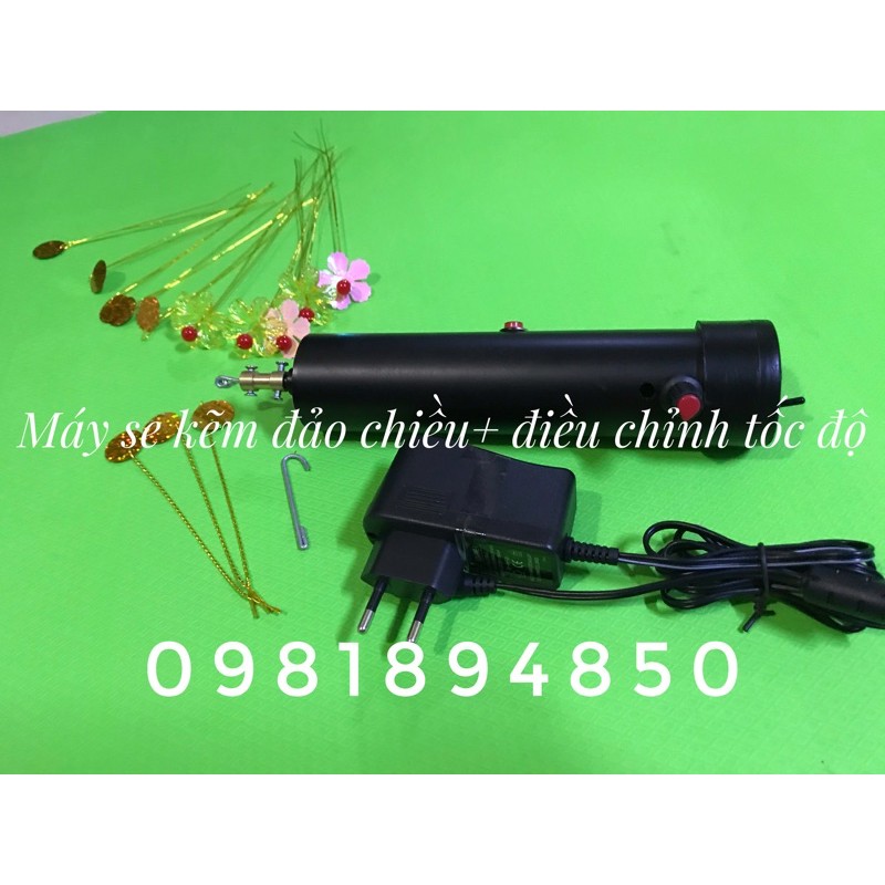 Máy se kẽm gia công kim tiền có điều chỉnh tốc độ+ đảo chiều( bảo hành 2 tuần-Có clip)