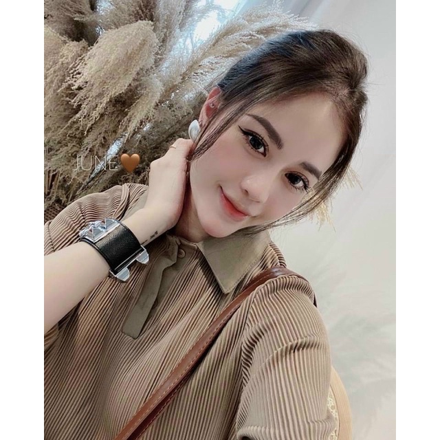 Đầm Polo Xuông Tăm Cổ Bẻ Siêu Mát, Váy Dáng Xuông Nữ Mùa Hè B130
