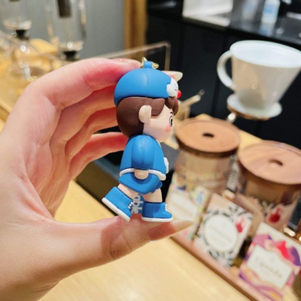 LANFY Móc Chìa Khóa Hình Doraemon Đáng Yêu