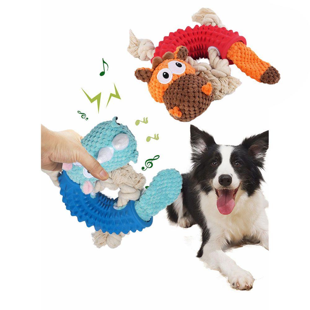 LAYOR1 Đồ Chơi Nhồi Bông Hình Tê Giác Làm Sạch Răng Cho Thú Cưng