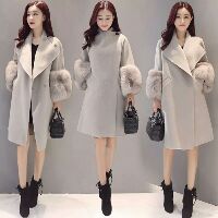 Áo dạ tay lông siêu xinh