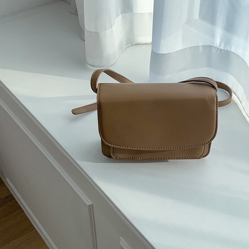 Túi Đeo Chéo Hình Vuông Nhỏ Nhiều Lớp Phong Cách Hàn Quốc Cổ Điển Thời Trang Cho Nữ