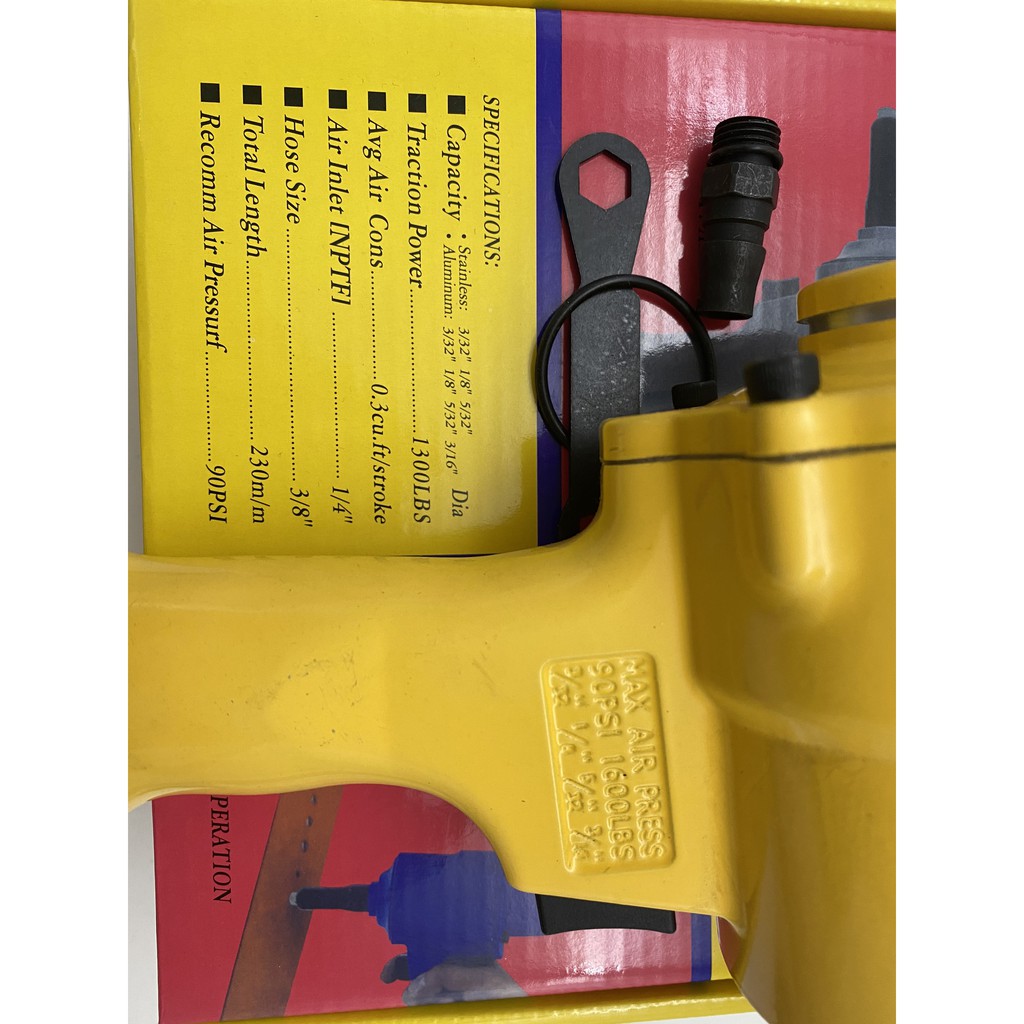 Súng rút rive bằng hơi, Súng bắn đinh rút sử dụng hơi RIVETER