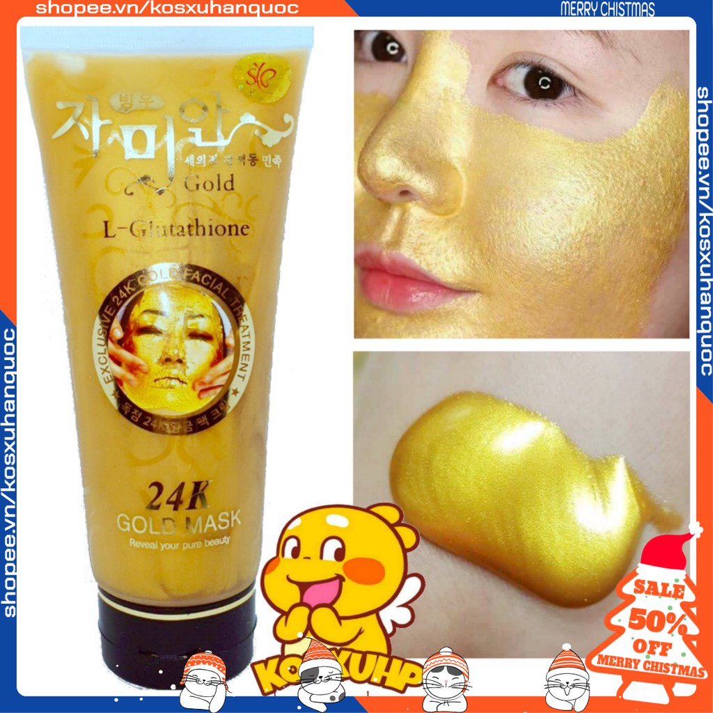 ( Xả Kho ) Mặt nạ lột vàng 24k Gold Mask L-Glutathione 220m