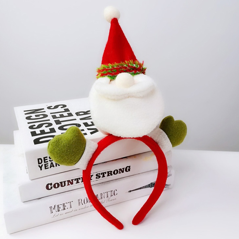 Băng Đô Cài Tóc Họa Tiết Tuần Lộc / Ông Già Noel / Người Tuyết Dễ Thương