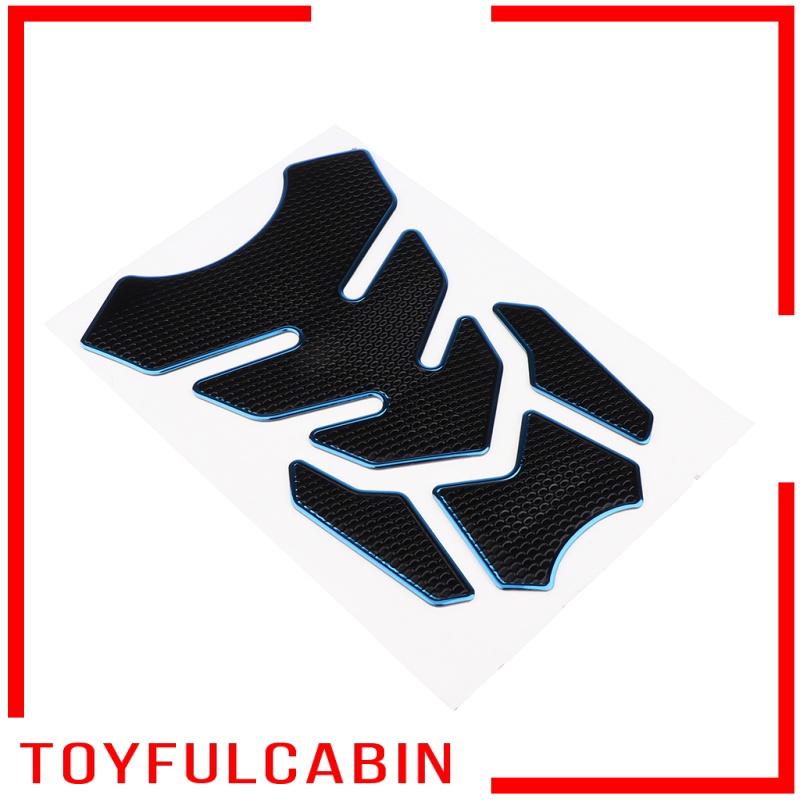 Miếng Dán Nắp Bình Nhiên Liệu Bằng Sợi Carbon Màu Đỏ Cho Xe Mô Tô