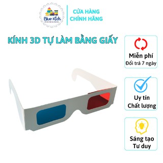 Đồ chơi khoa học STEAM tự làm kính 3D tự làm bằng giấy, kích thích sáng tạo và phát triển trí tuệ
