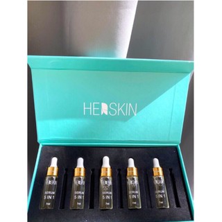 [Tặng 1 Kem Chống Nắng Mini] Bộ 5 Lọ Serum 5in1 Herskin Princesswhite Chính Hãng Dưỡng Da Căng Bóng