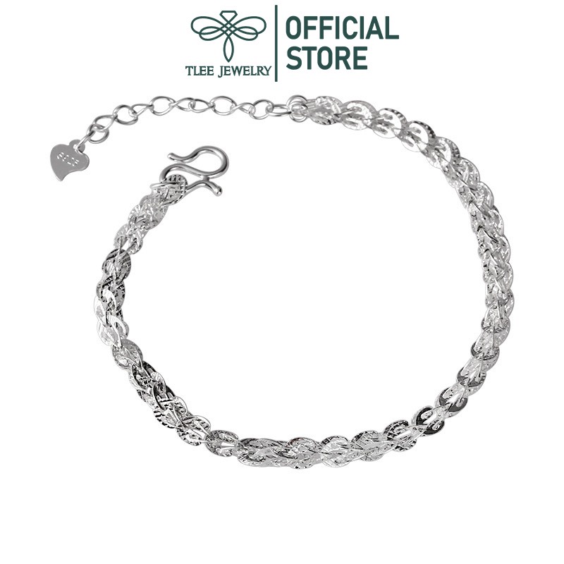 Lắc tay bạc nữ TLEE mẫu đuôi phụng mềm mại nữ tính TleeJewelry LT0103