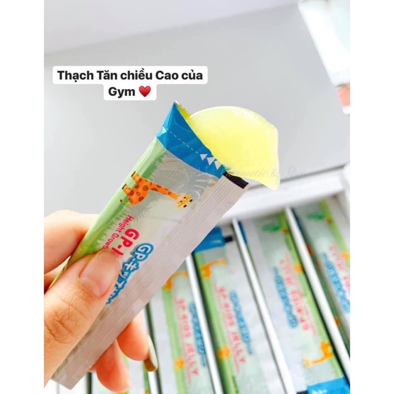 (chính hãng, hộp 30 gói) THẠCH TĂNG CHIỀU CAO CHO TRẺ GP KIDS JELLY Nhật Bản