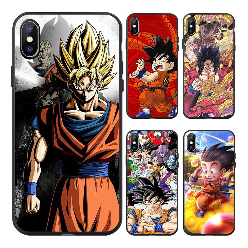 Ốp điện thoại bằng TPU mềm in hình Dragon Ball cho iPhone SE 2020 7Plus XR 6 6S 11 Pro Max XSMAX 7 8 X XS 8Plus