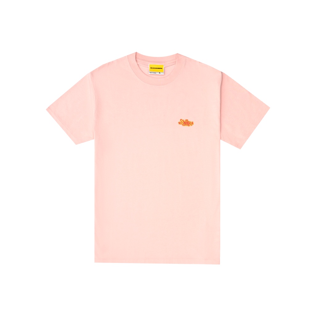 Áo Thun tay ngắn BLACKSHEEPS màu hồng aka Grafitti Lettering SS Tee - BLUSHING BRIDE