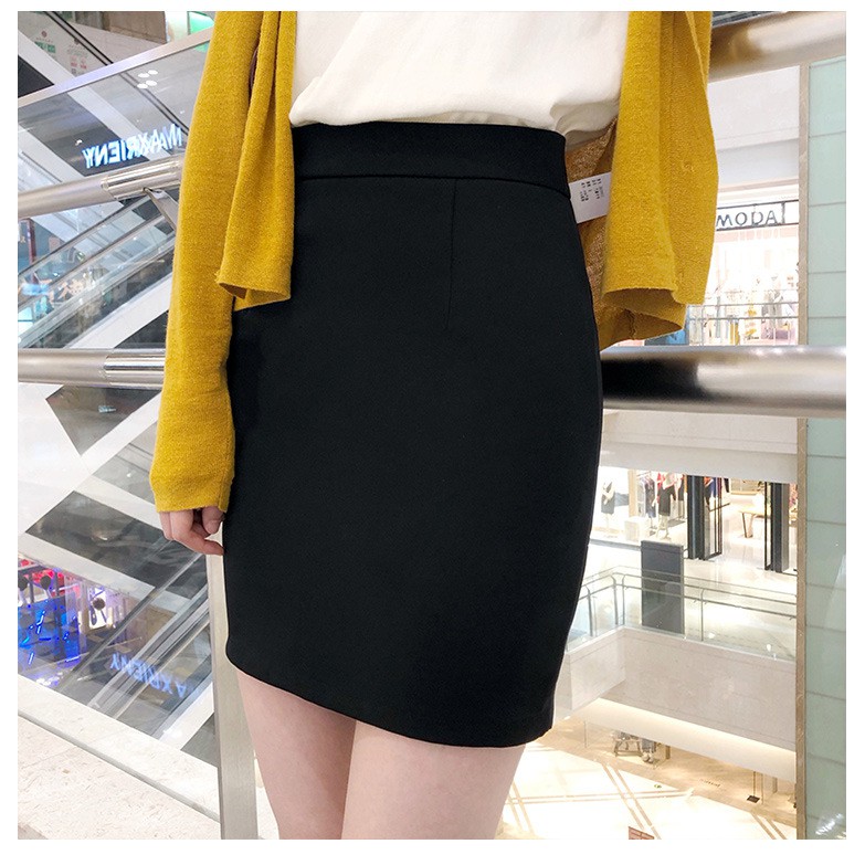Váy công sở váy bút chì màu đen CR48V01 chất thun umi co dãn | BigBuy360 - bigbuy360.vn