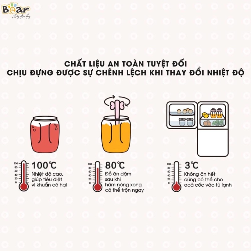 Máy xay đa năng 3 cối Bear LLJ-C04J1 chính hãng nội địa