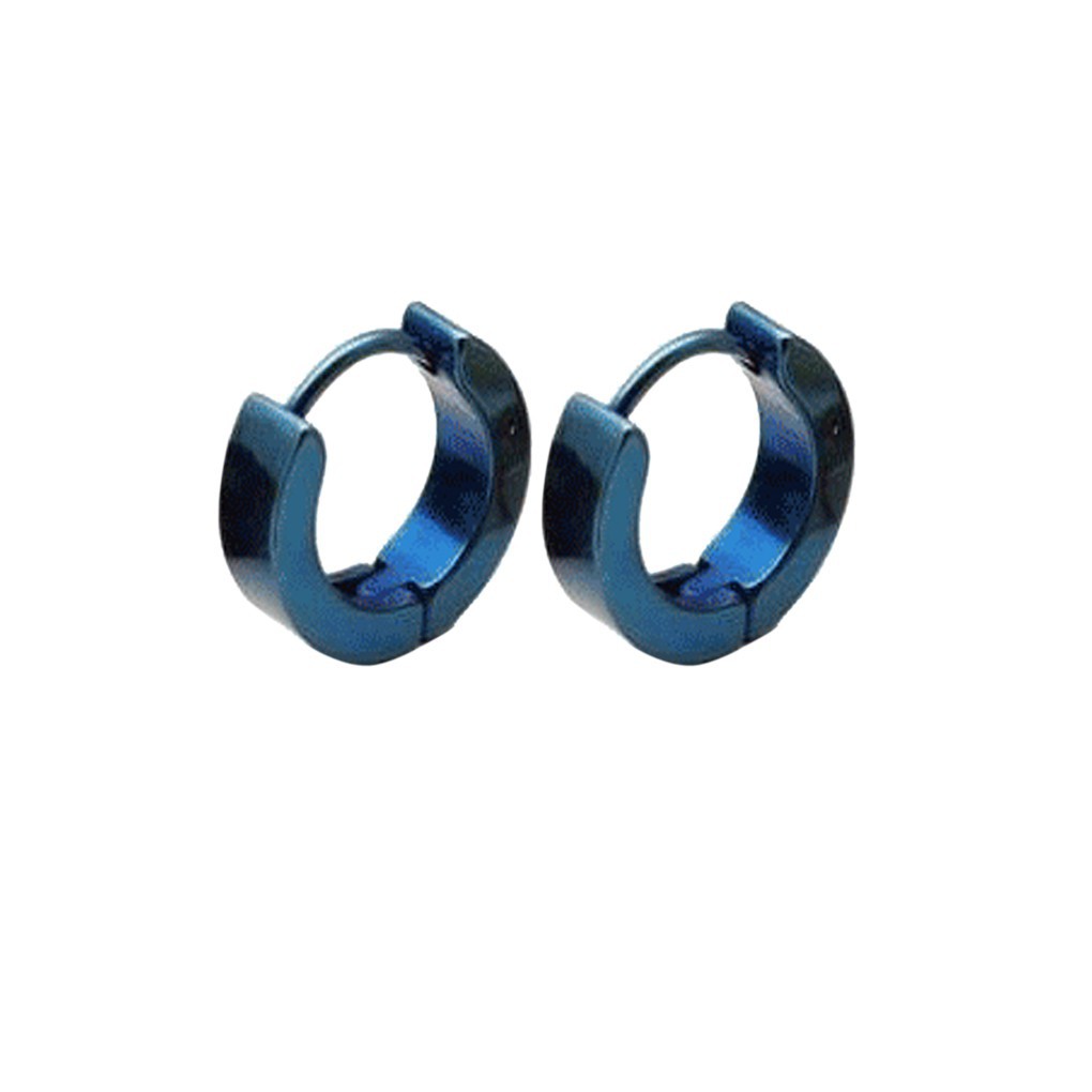 Đôi khuyên tai bằng thép không gỉ thiết kế đơn giản